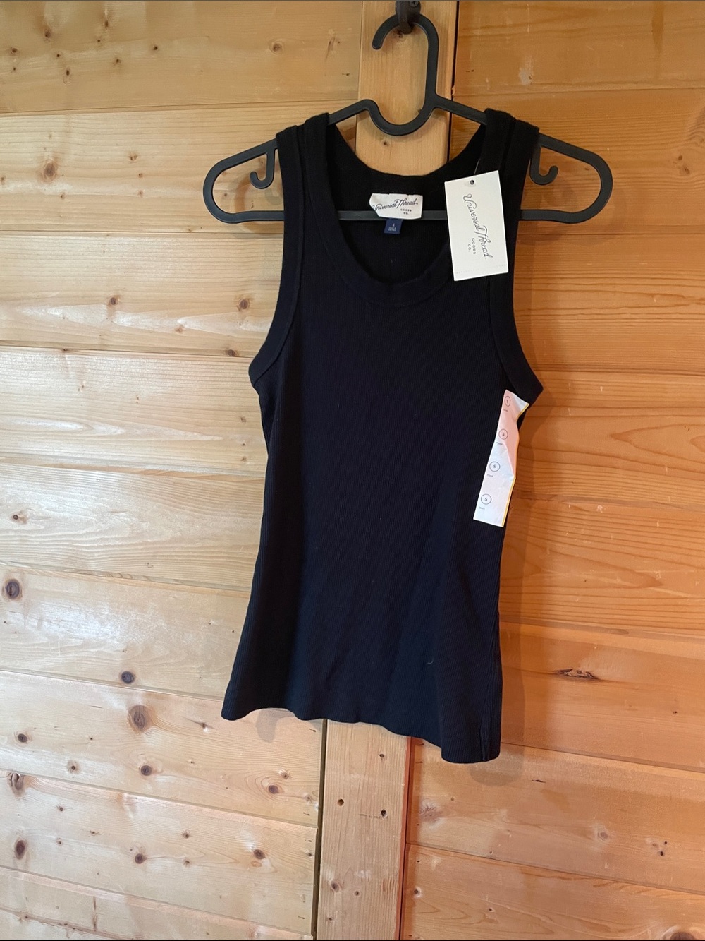 Universal Threads Black Ribbed Tank